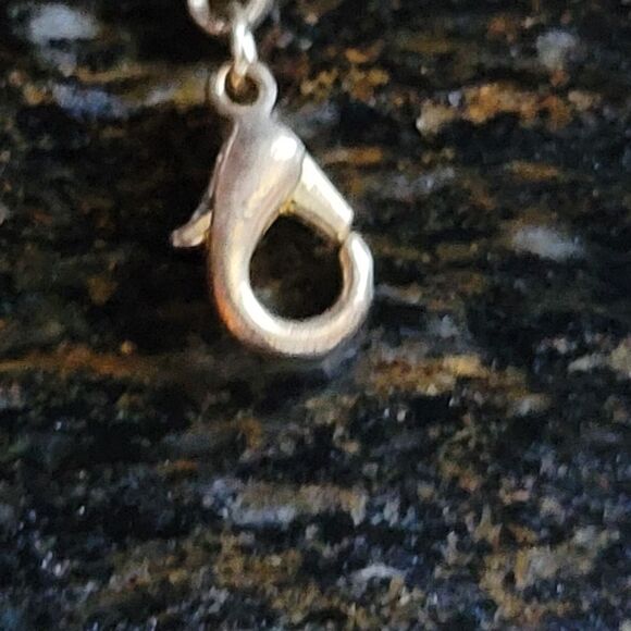 💍Goldtone Bracelet With Heart Charm Pink Stone Vintage - Picture 4 of 6